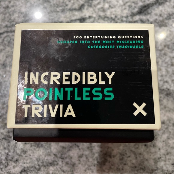 Incredibly Pointless Trivia | Brass Monkey | 200 Questions | Fun for 2-8 - Picture 2 of 12